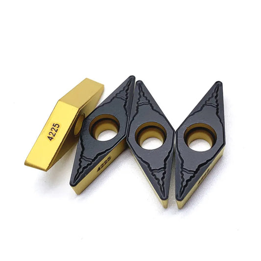 VBMT160404 + 08. x10 High grade roughing and finishing with a CVD + PVD coating
