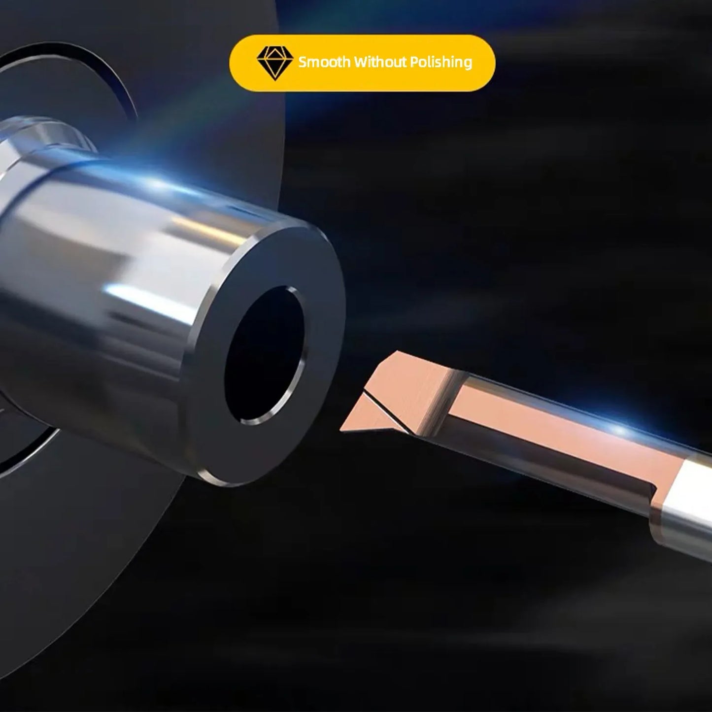 Micro Tungsten Carbide Boring Bars 2 to 8mm-  with nano composite coating
Length: 50mm-75mm