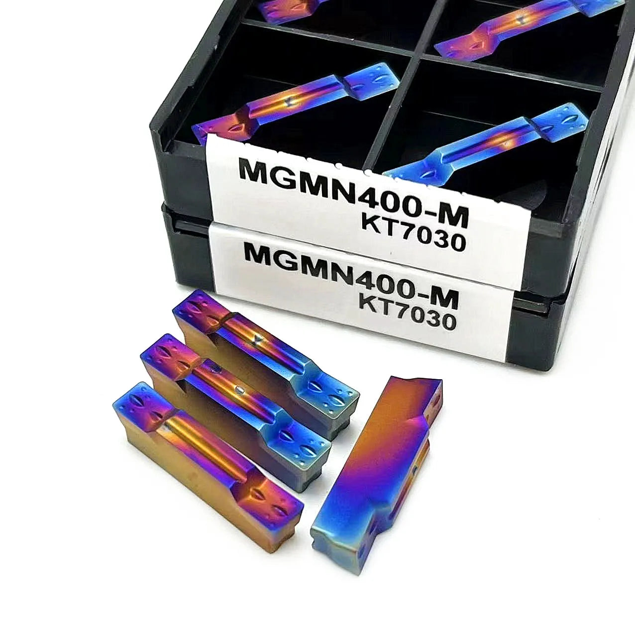 X10 Grooving tips- 2mm,3mm and 4mm. Nano blue MGMN200 MGMN300 MGMN400 KT7030 High quality- Double coated PVD +CVD