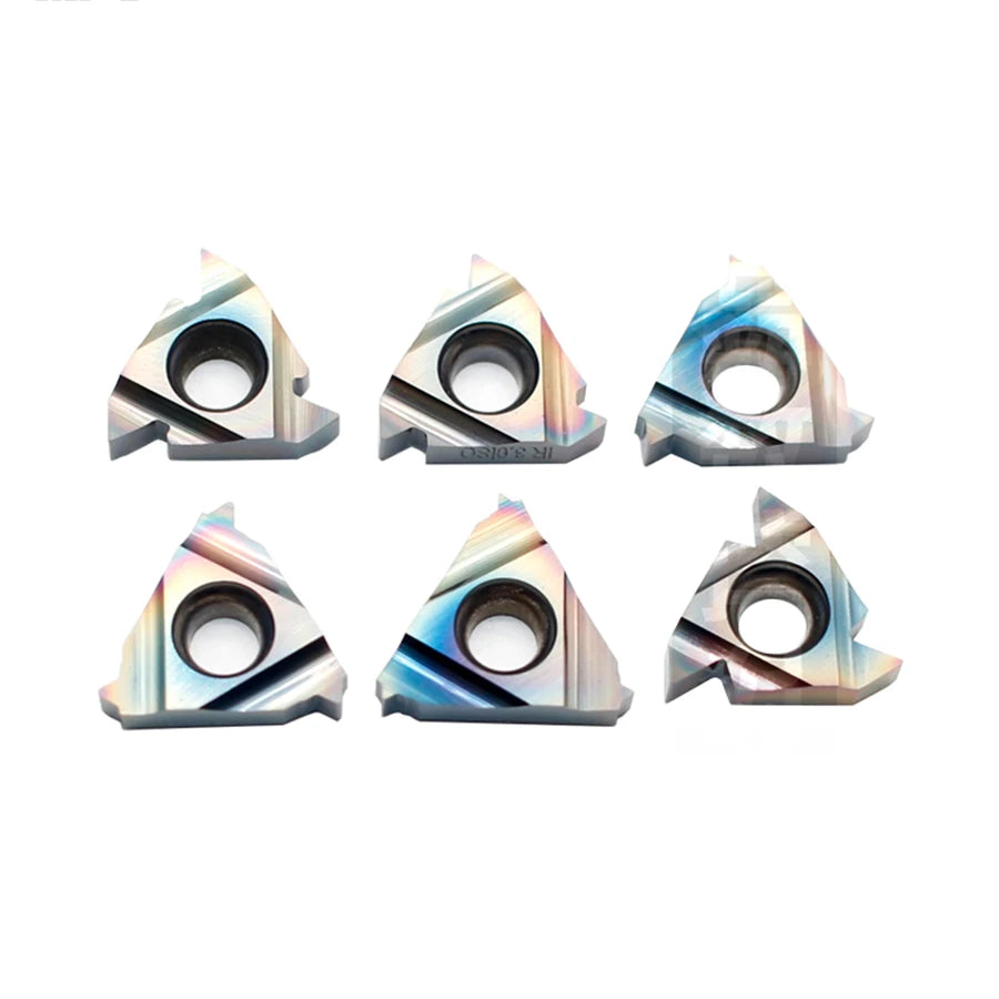 16ER 16IR 1.0/1.25/1.5/1.75/2.0/2.5/3.0/3.5ISO P8090U Standard CNC thread turning insert for Machining hardened steel. x10