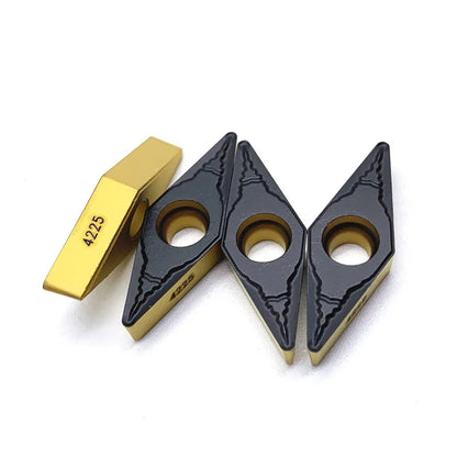 VBMT160404 + 08. x10 High grade roughing and finishing with a CVD + PVD coating