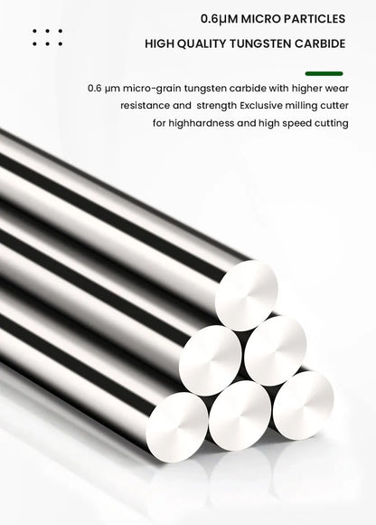 Premium Tungsten Carbide Endmills- Double Nano Coating